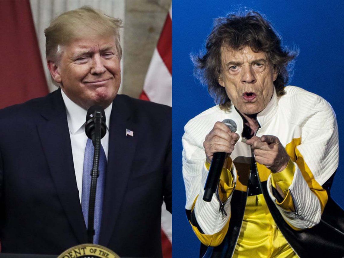 Los Rolling Stones amenazan con demandar a Trump por el uso de sus canciones