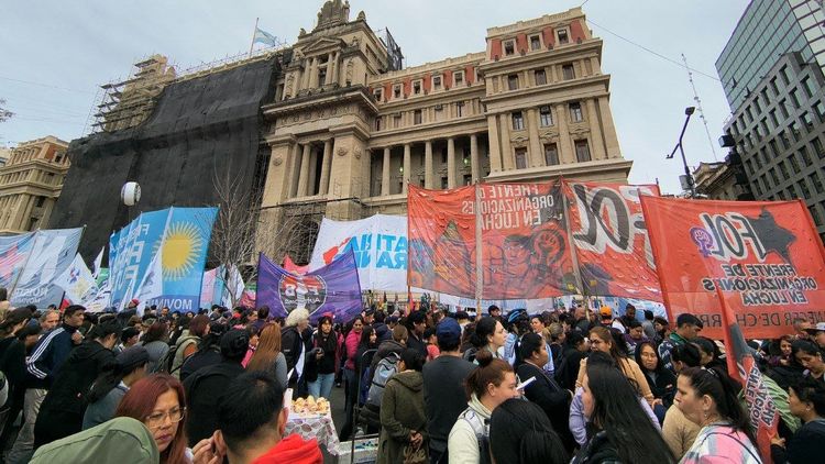 Marcha a Tribunales.&nbsp;