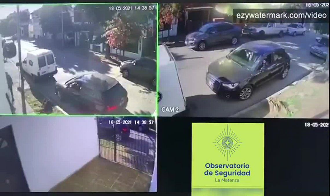 Los vecinos recopilaron una serie de videos donde se ve el accionar de los motochorros en el barrio.