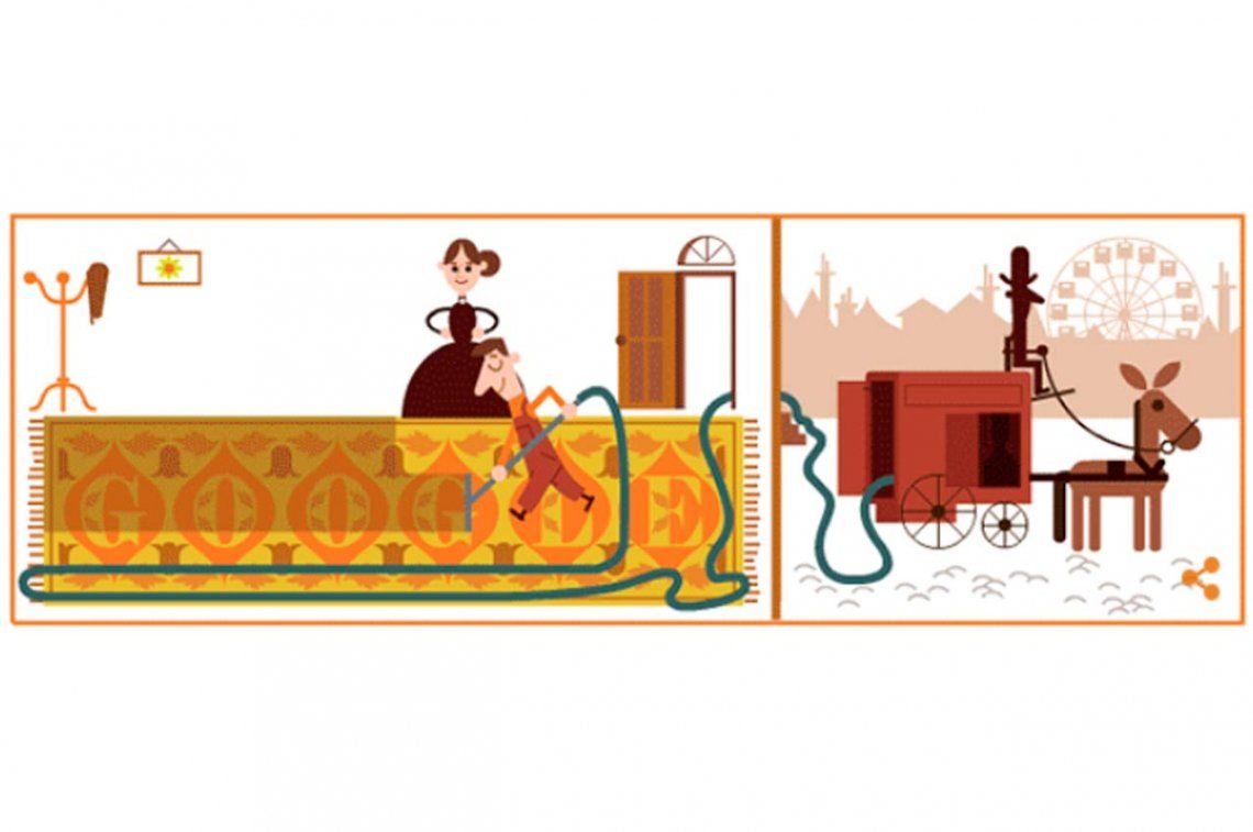 Google celebra el cumpleaños del creador de la primera aspiradora