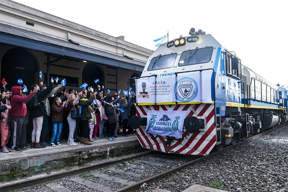 Sergio Massa destacó la reactivación del sistema ferroviario en la provincia de Buenos Aires