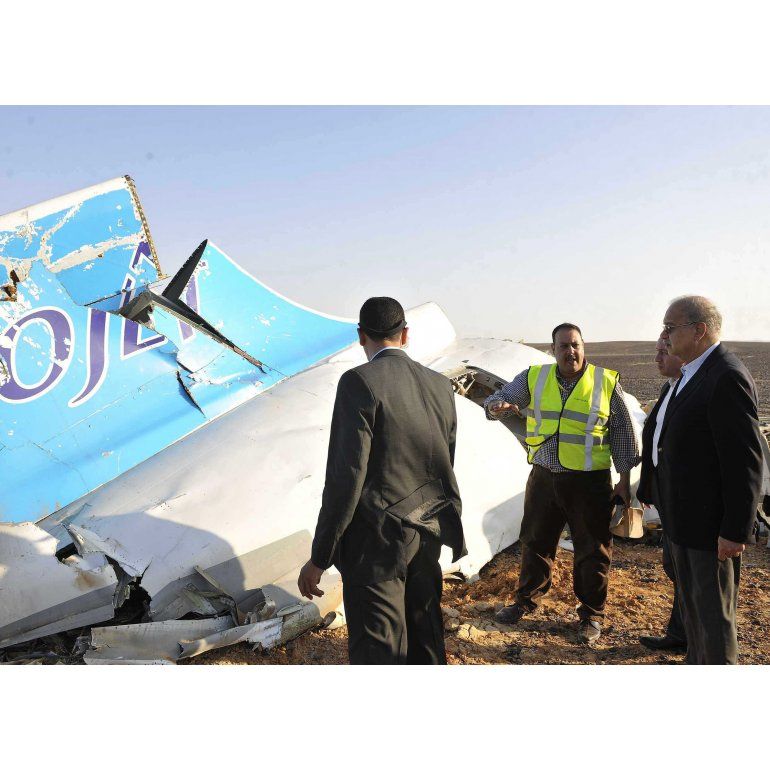 Rusia confirmó que el avión caído en Egipto sufrió un atentado