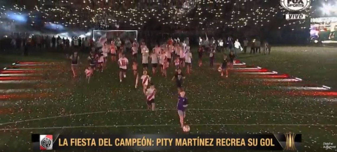 Video | La imperdible recreación del gol del Pity Martínez a Boca