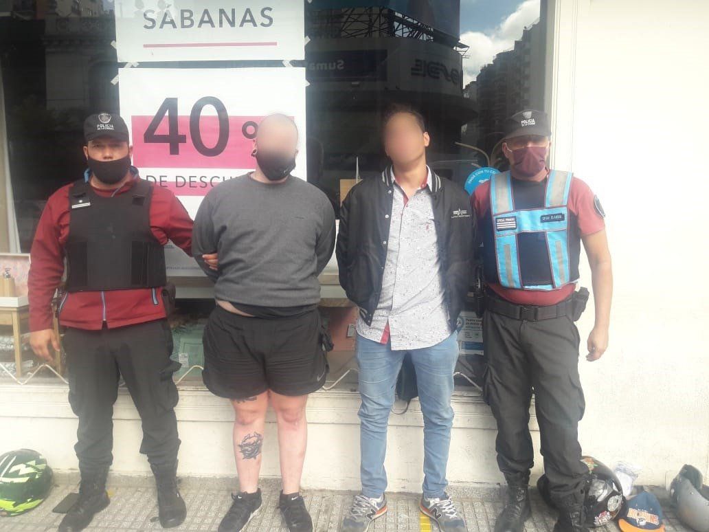 La Policía de la Ciudad detuvo a dos motochorros en Belgrano