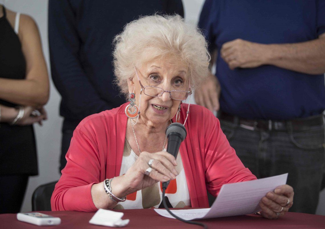 Estela de Carlotto cuestionó a Gómez Centurión tras el debate y espera que no saque ningún voto