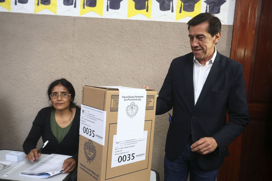 El jujeño Carlos Sadir acusó a La Libertad Avanza de violar la veda electoral.