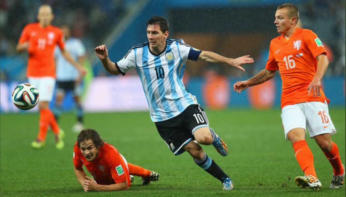 Así le fue a Lionel Messi vs. Países Bajos