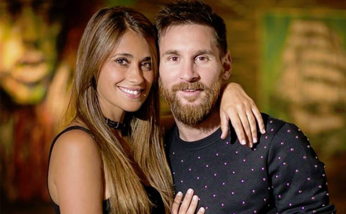 El romántico saludo de Antonella Roccuzzo a Messi.