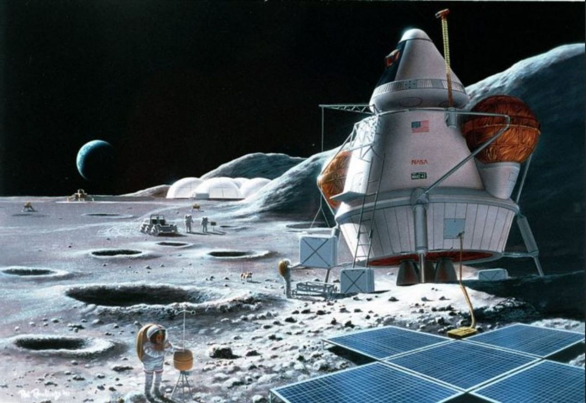 NASA busca ideas para instalar un reactor nuclear en la Luna