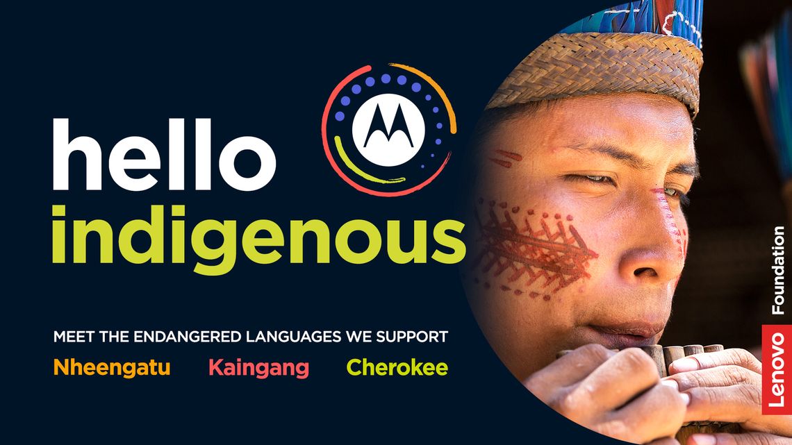 Motorola y Lenovo promueven el uso de las lenguas índigenas en sus smartphones