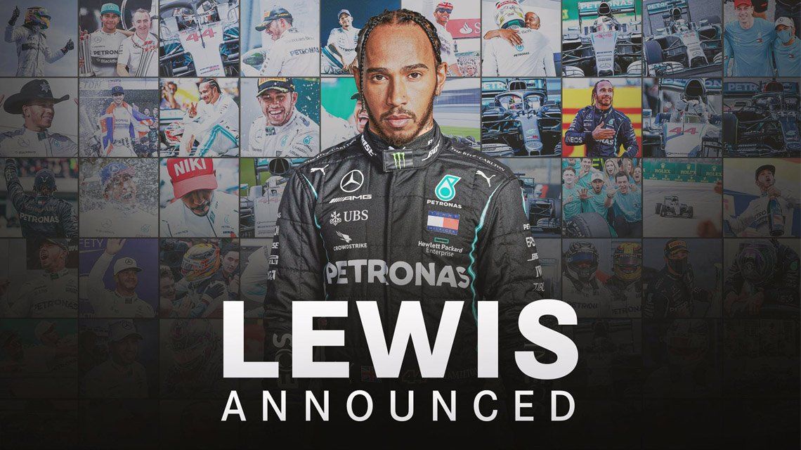 Lewis Hamilton renueva con Mercedes por una temporada más.