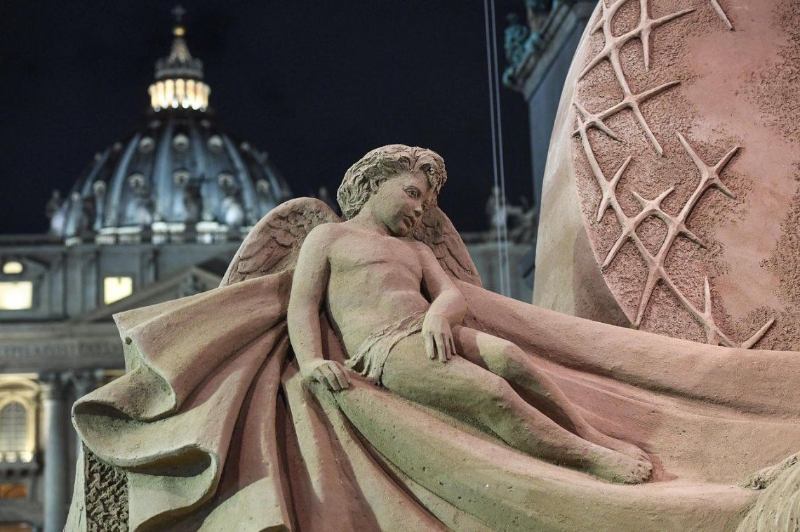 El pesebre gigante del Vaticano, en fotos