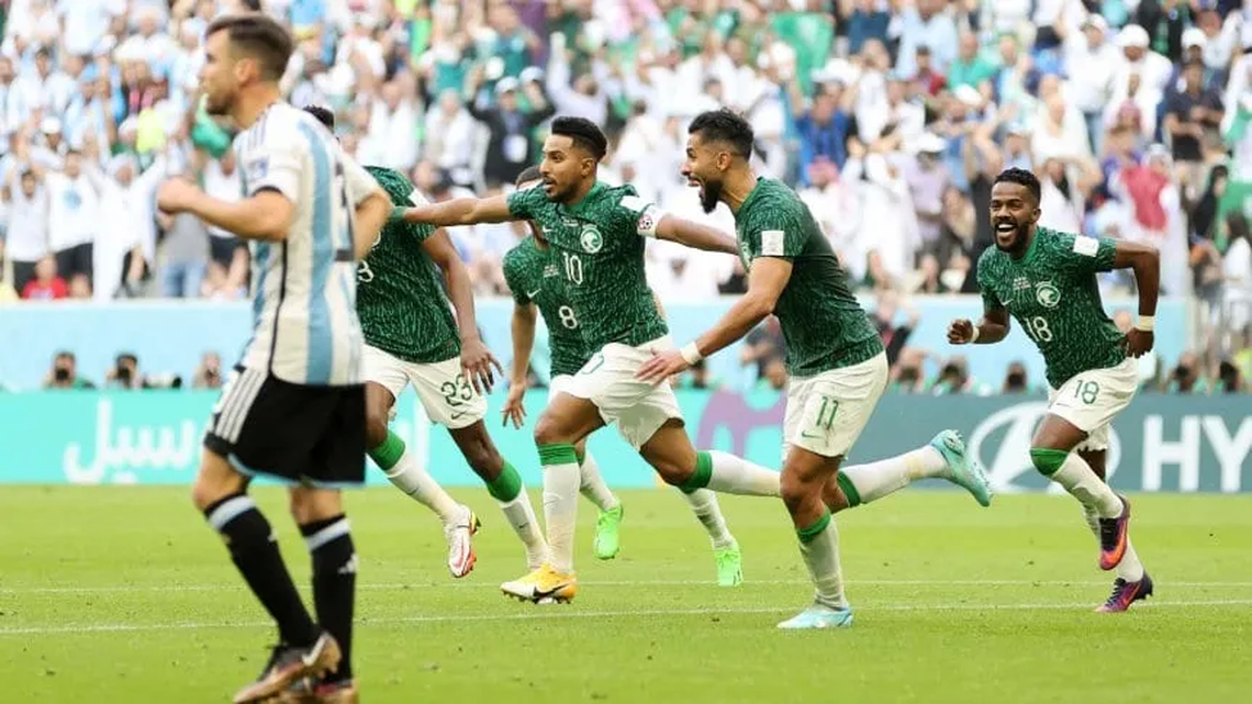 Arabia Saudita dio el golpe en el Mundial: festejó ante la Selección Argentina.