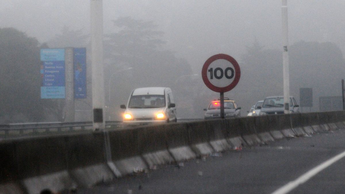 Otro día de alerta vial por bancos de niebla en accesos