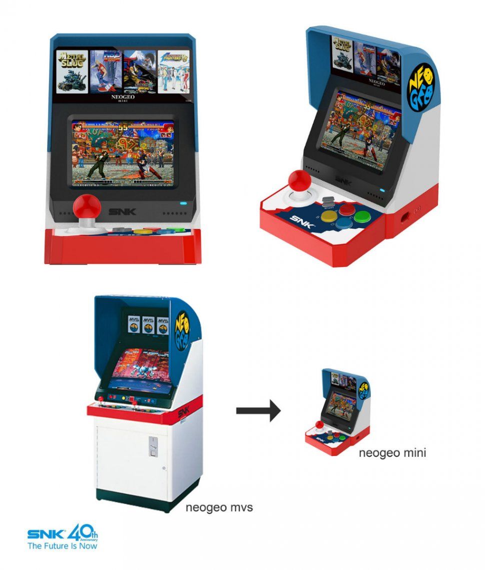 SNK confirmó el lanzamiento de la consola Neo Geo en miniatura
