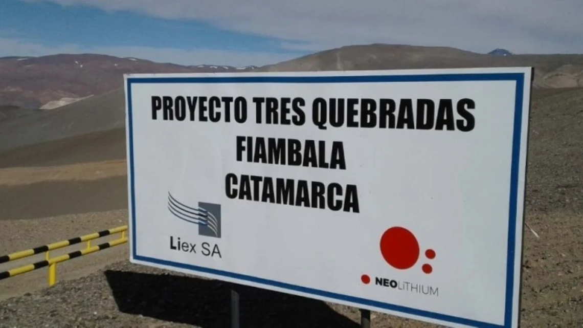 Catamarca: comenzó el proyecto de explotación de litio Tres Quebradas