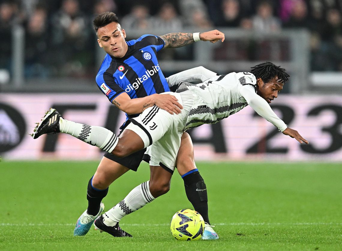 Lautaro martínez fue titular en el empate entre Inter y Juventus