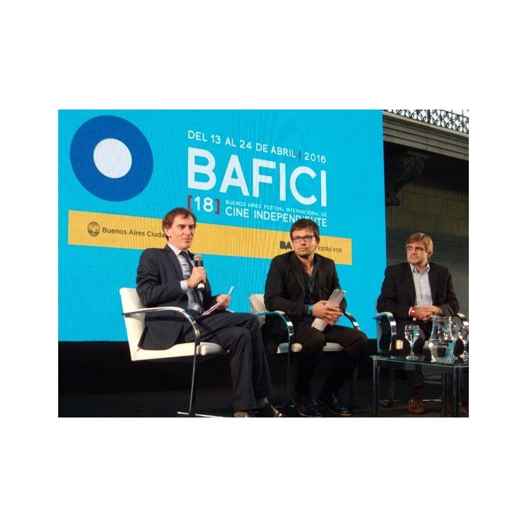 Darío Lopérfido en la presentación del BAFICI 2016