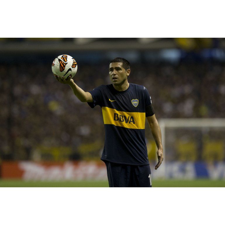 Riquelme es el máximo goleador de Boca en la Copa Libertadores