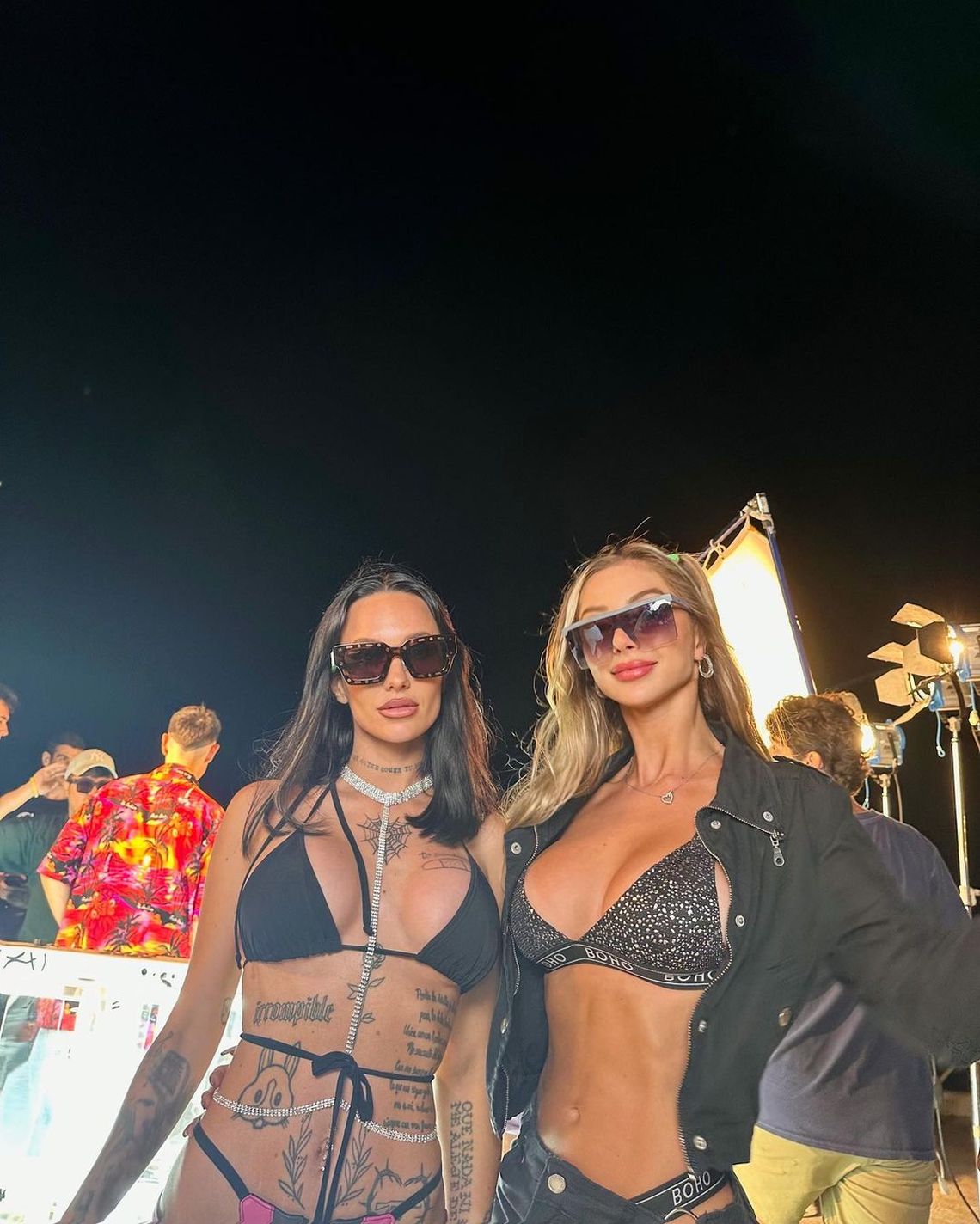 Romina Malaspina y La Joaqui enloquecieron en bikini a sus seguidores