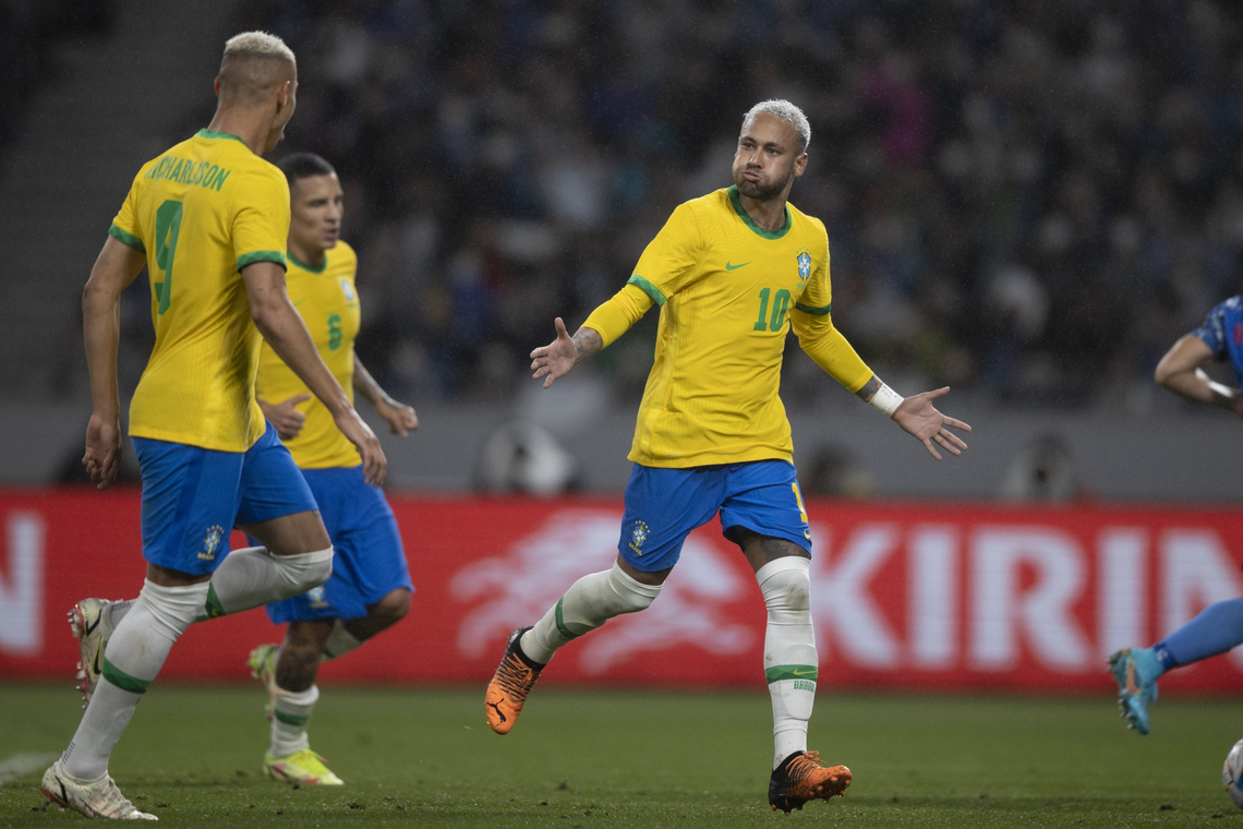 Brasil le ganó a Japón en Tokio con gol de Neymar