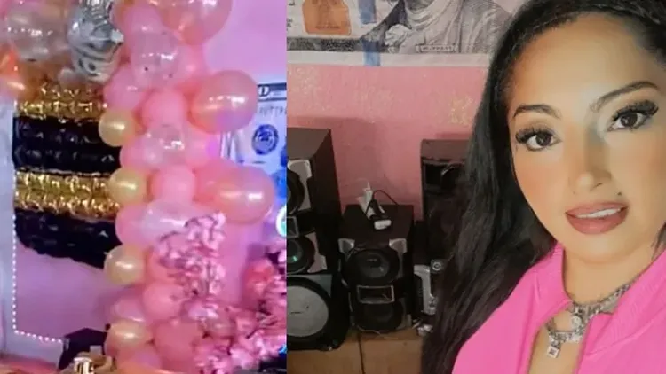 El festejo de Paola junto a algunas compañeras de celda en la Unidad 40 de Lomas de Zamora.