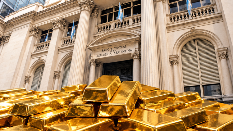Las reservas de oro del Banco Central, ejes de una polémica con la AGN (Imagen generada con IA).