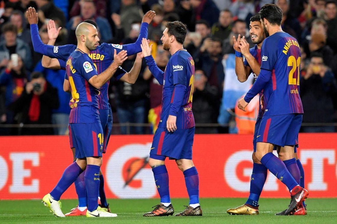 Barcelona arrasó a Celta con dos goles de Messi