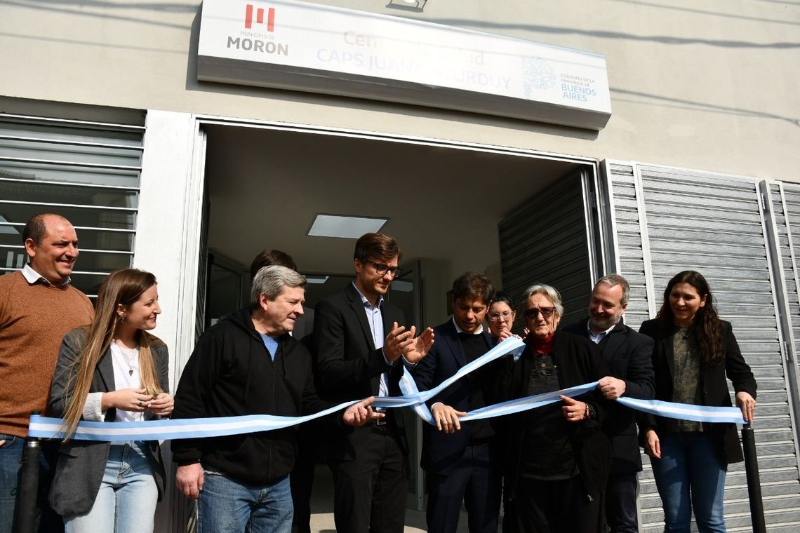 Ghi, Kicillof y Kreplak inauguraron el nuevo Centro de Salud Juana Azurduy