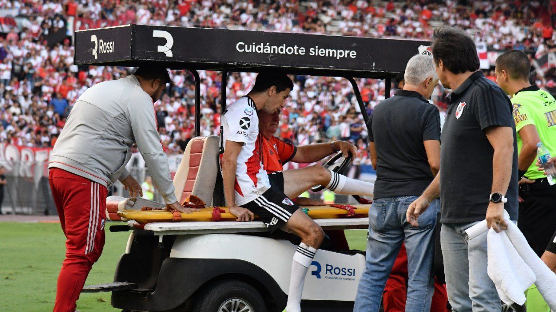 Las lesiones persiguen a River: se sumaron Casco y Nacho Fernández