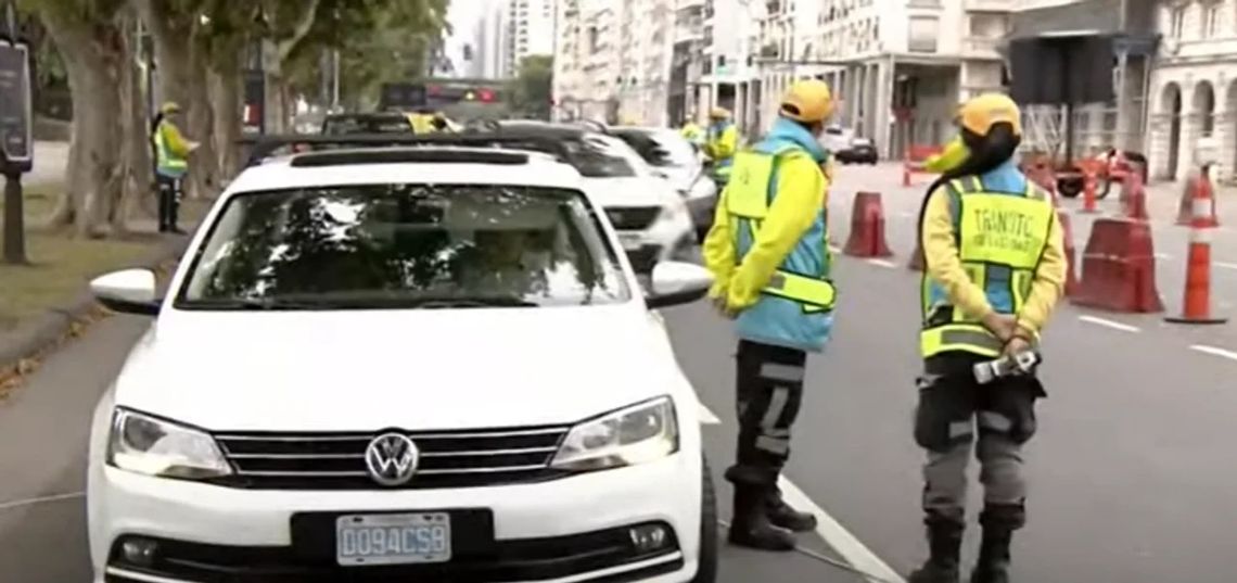 El control fue en el barrio porteño de Recoleta.