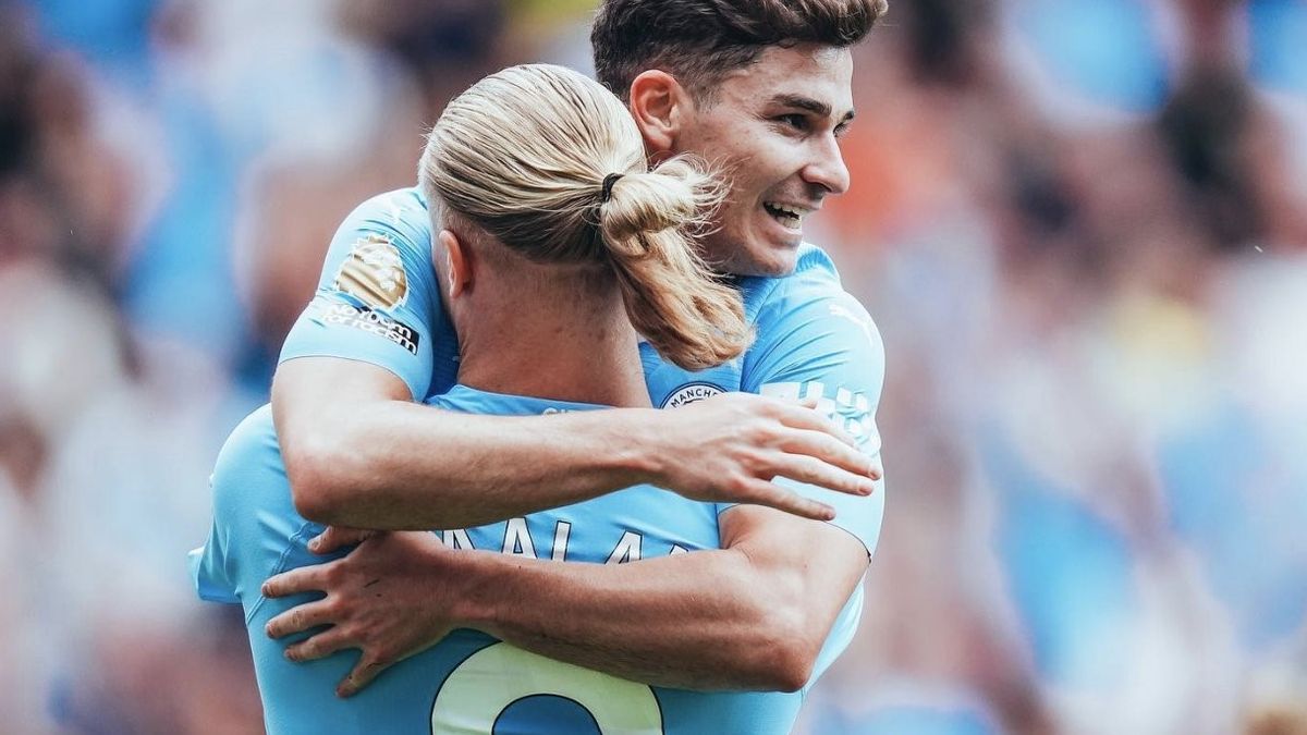 Julián Álvarez Anotó En La Goleada De Manchester City