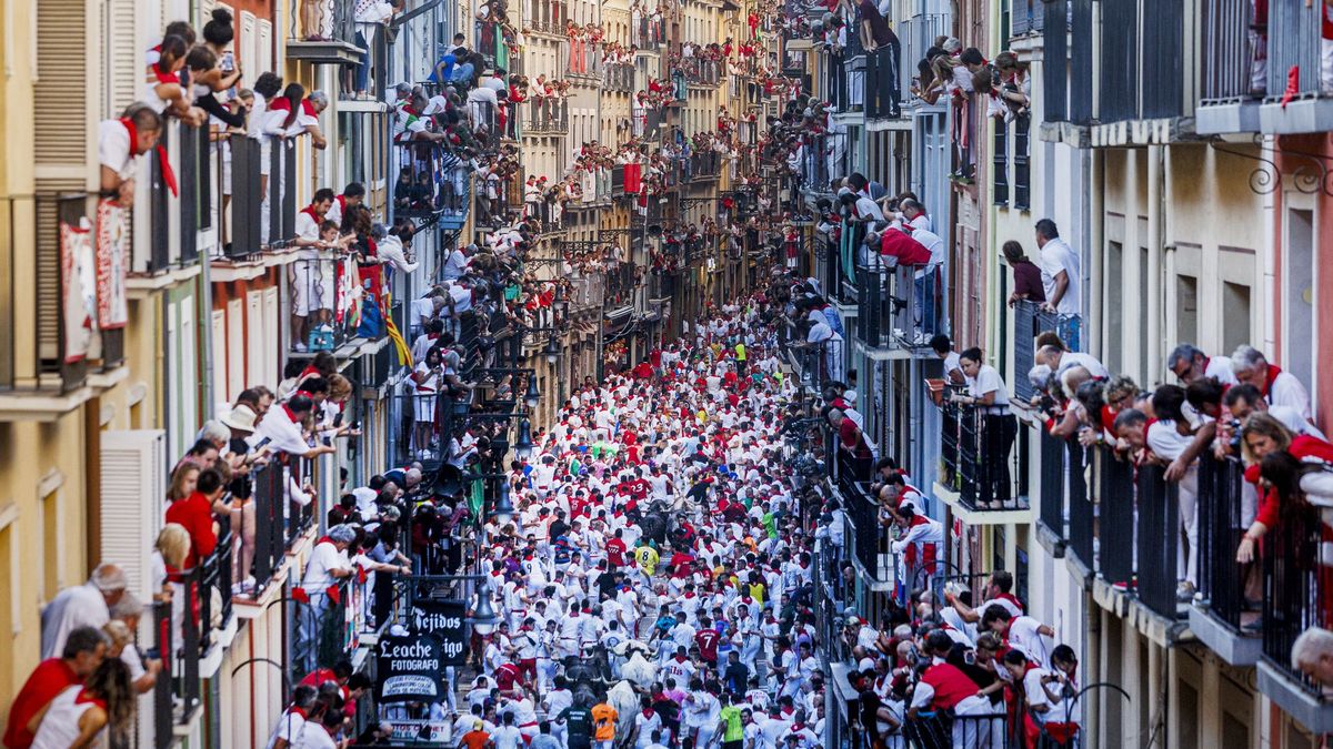 España finalizaron los encierros de San Fermín con 35 heridos