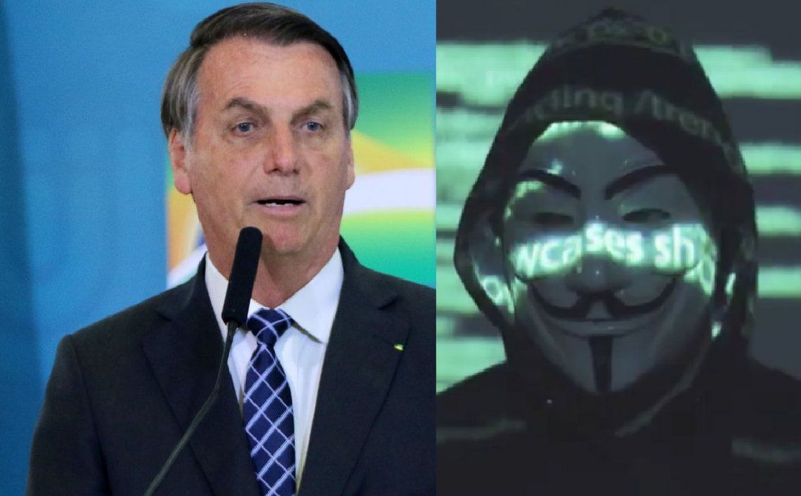 Anonymous publica datos confidenciales de Bolsonaro y ministros