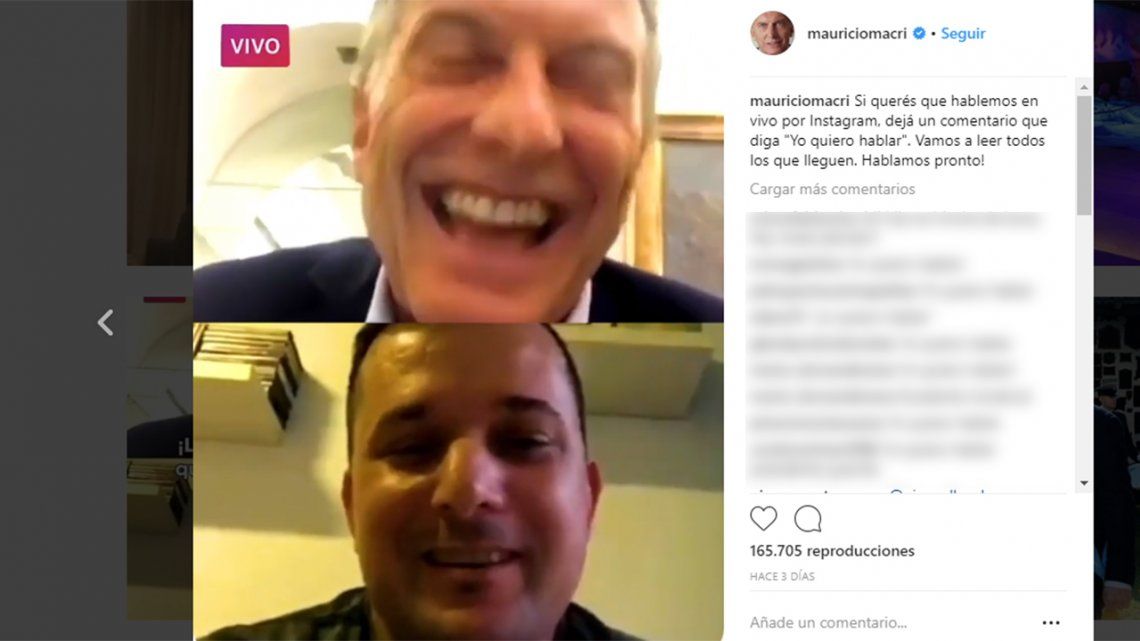 Para reconquistar a sus votantes, Macri apuesta a las videollamadas de Instagram