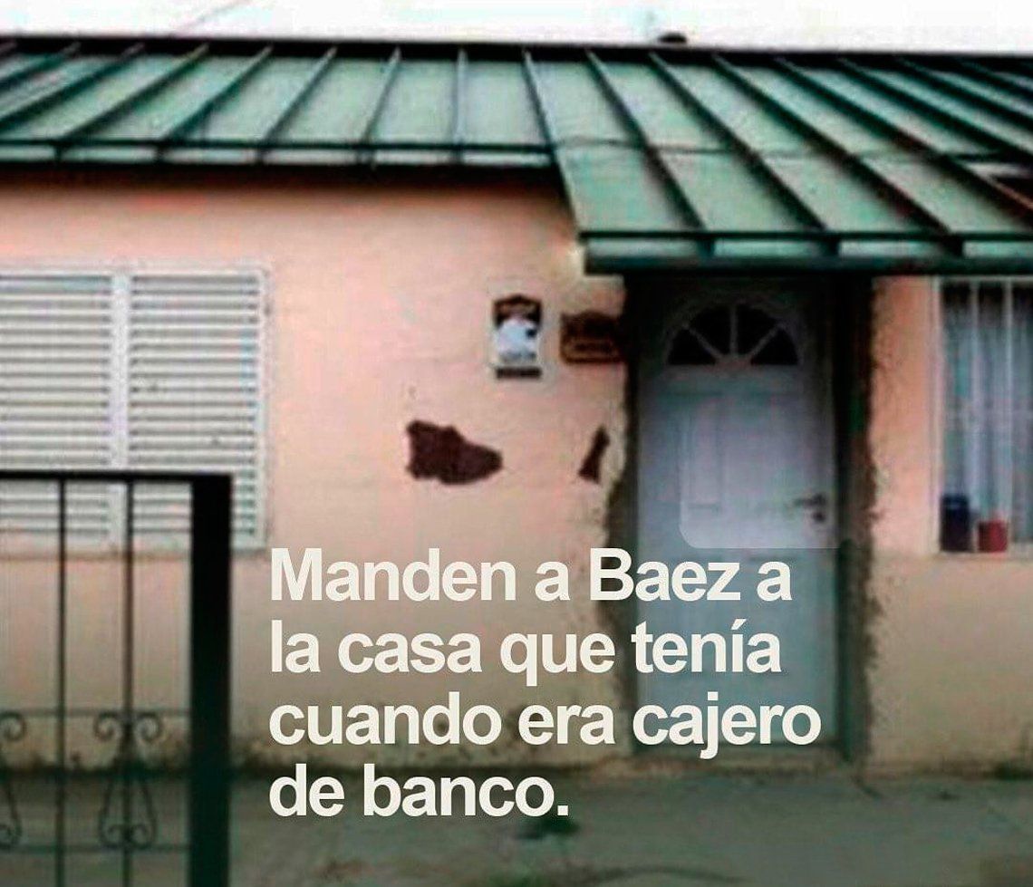 Este es el mensaje de los socios de Ayres de Pilar para Lázaro Báez: que vuela a la casa en la que vivía cuando era pobre.