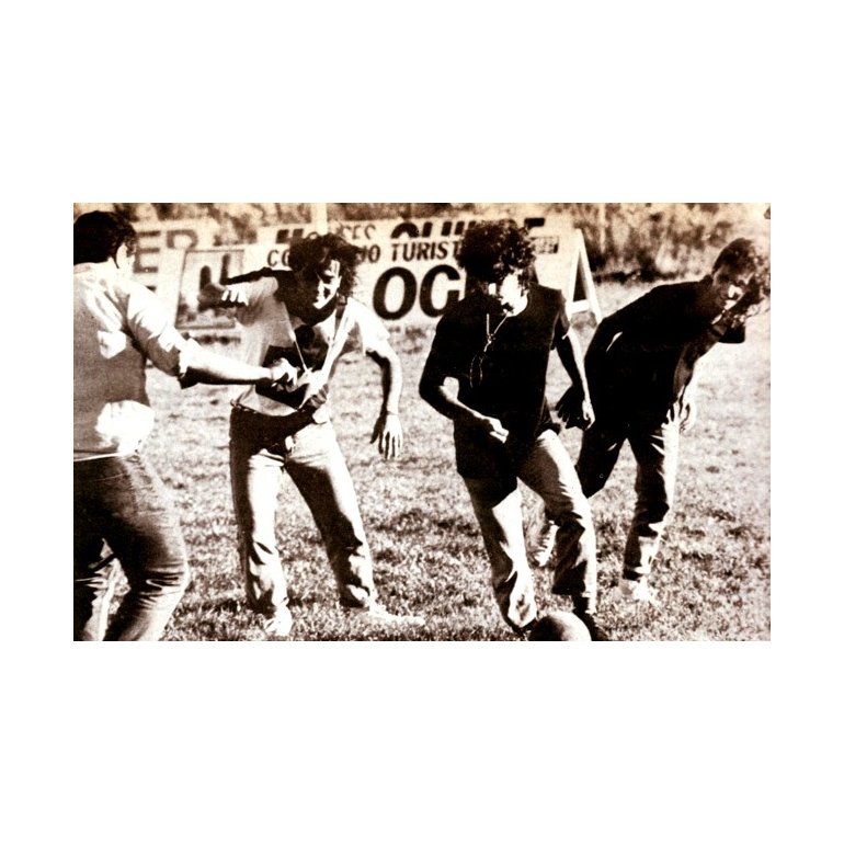 El día que los Soda Stereo jugaron al fútbol en Chile