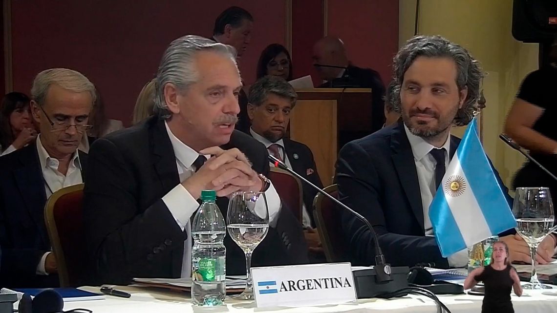 Fuerte mensaje del presidente Alberto Fernández en la cumbre del Mercosur. 