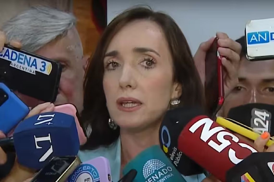 Victoria Villarruel habló luego de la sesión en la que se resolvió echar del Senado a Edgardo Kueider.