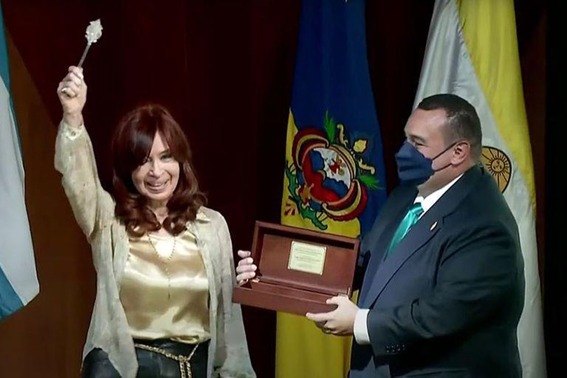 Cristina Kirchner en Honduras.