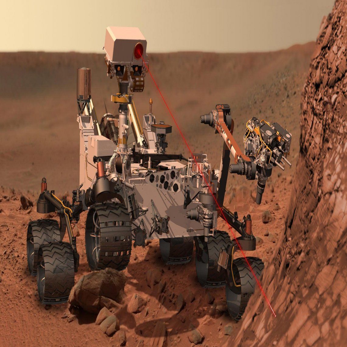 NASA: Curiosity encontró algo inesperado en Marte