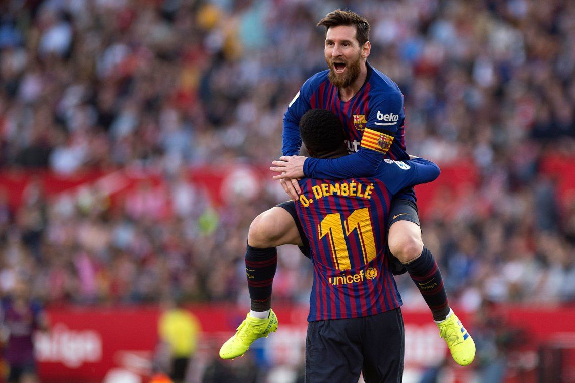 Imparable: Messi metió tres golazos en la victoria del Barcelona ante Sevilla