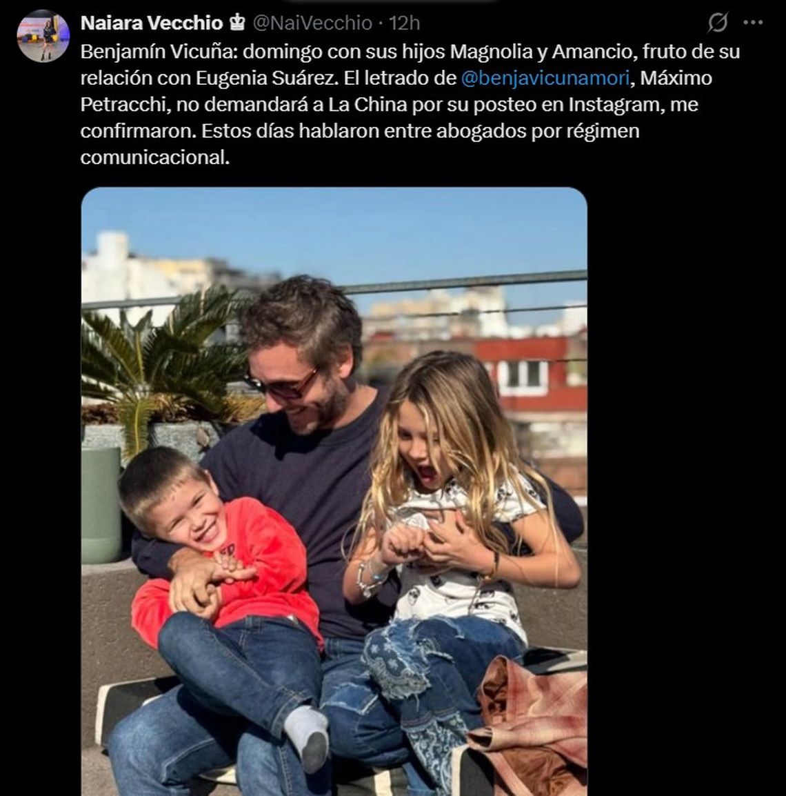 La decisión del actor chileno que involucra a sus 2 hijos con la artista: Magnolia y Amancio. 