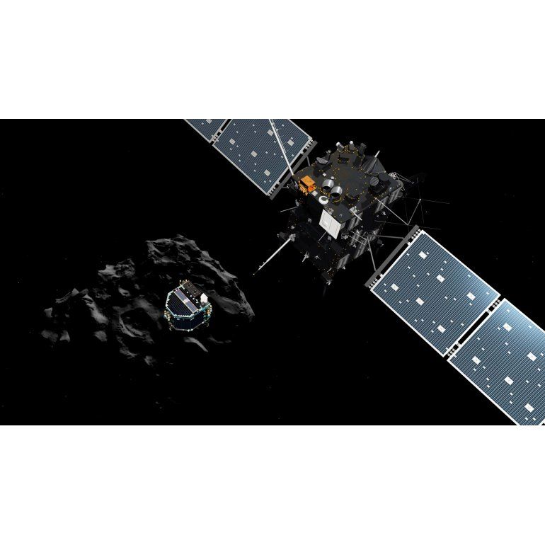 Rosetta, la sonda que se estrelló después de 12 años en el espacio