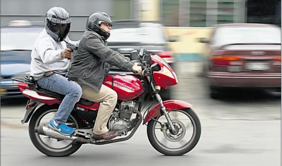 Advierten sobre el crecimiento de los ataques de motochorros en la región metropolitana de Buenos Aires. Imagen referencial.