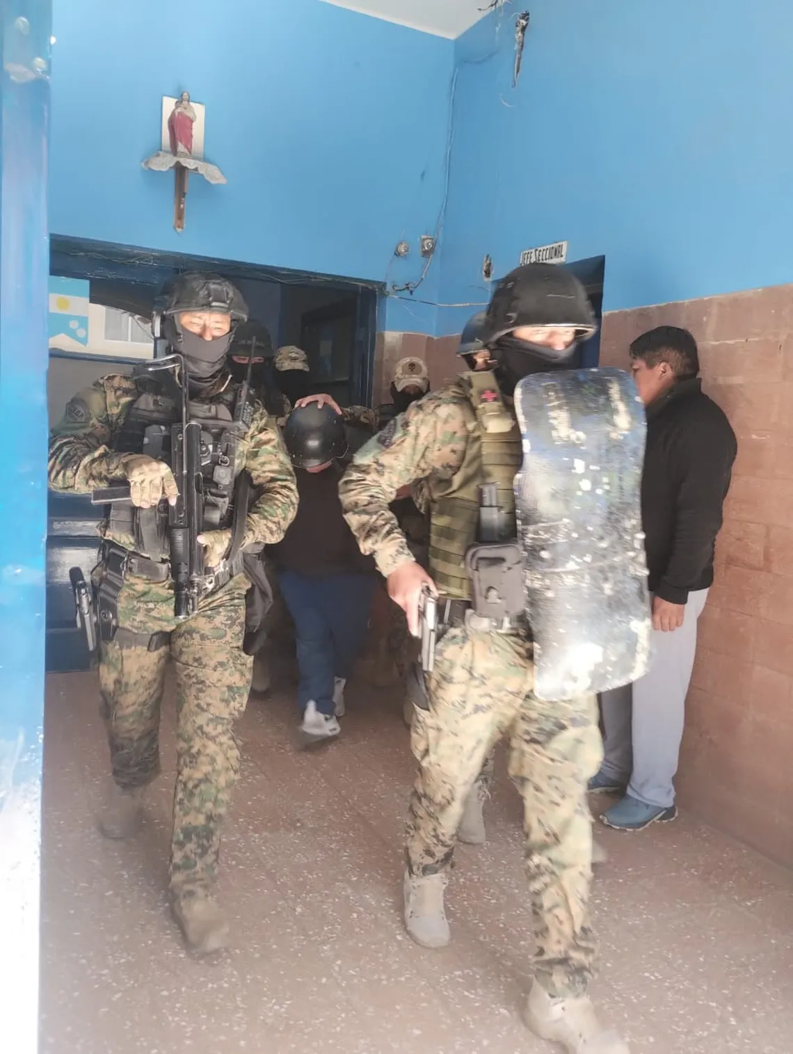 Así fue trasladado Sotacuro desde La Quiaca hacia San Salvador de Jujuy.