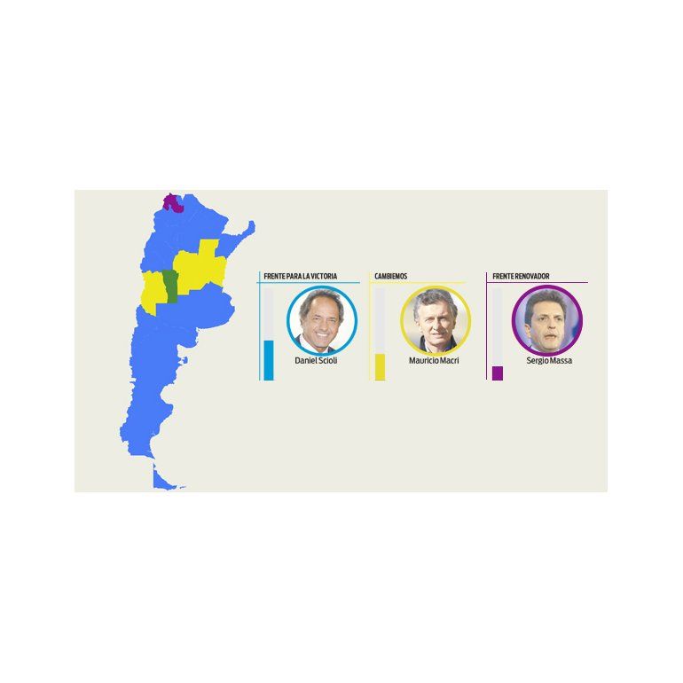 Infografía | El mapa de los candidatos: ¿cómo les fue en las provincias?