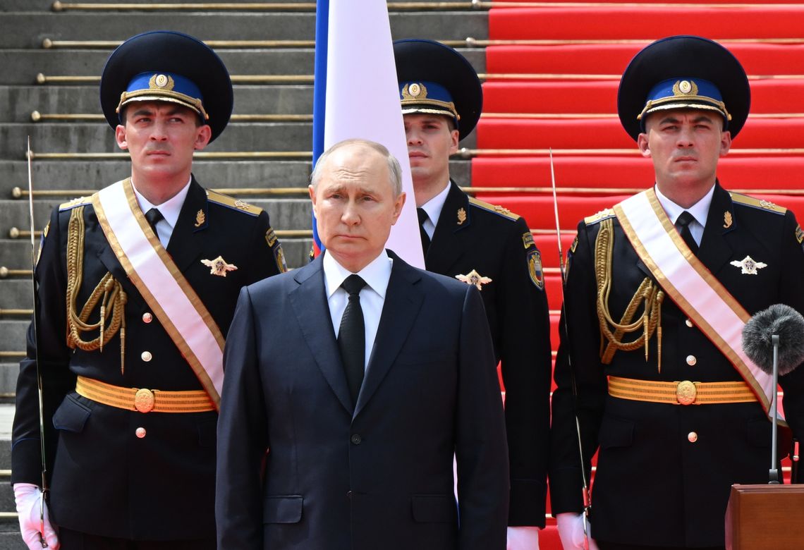 Vladimir Putin encabezó ayer una ceremonia solemne celebrada en la Plaza de las Catedrales del Kremlin.