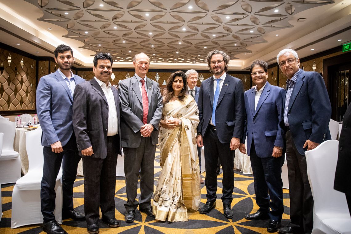 Munbai (India) - El canciller Santiago Cafiero se reunió con empresarios de la India