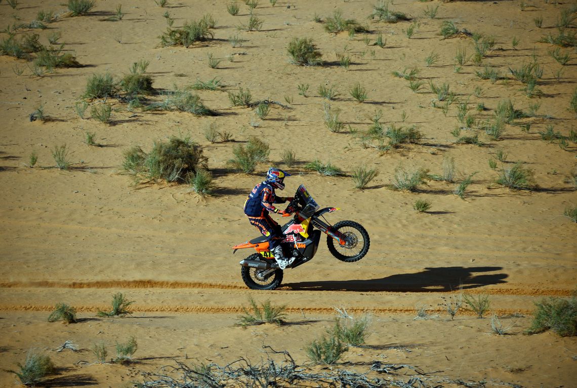 Rally Dakar 2023: Benavides está segundo en motos, a 44 segundos del líder